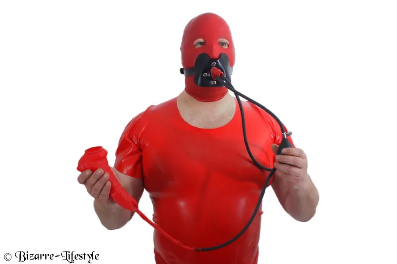 Gagharnesswithtesticlecondomoptionlockableunitransparentlockablewithoutlocks