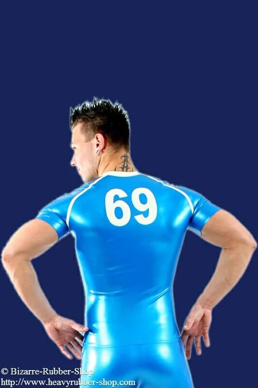 GentsT-shirtwithlettering„69“0,35mm