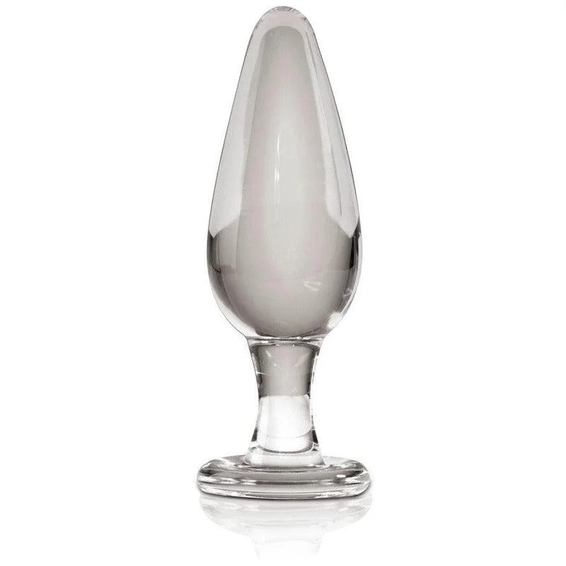 Glasplug„No.26“Plugheiss&kalterleben–Ø4cm(transparent)
