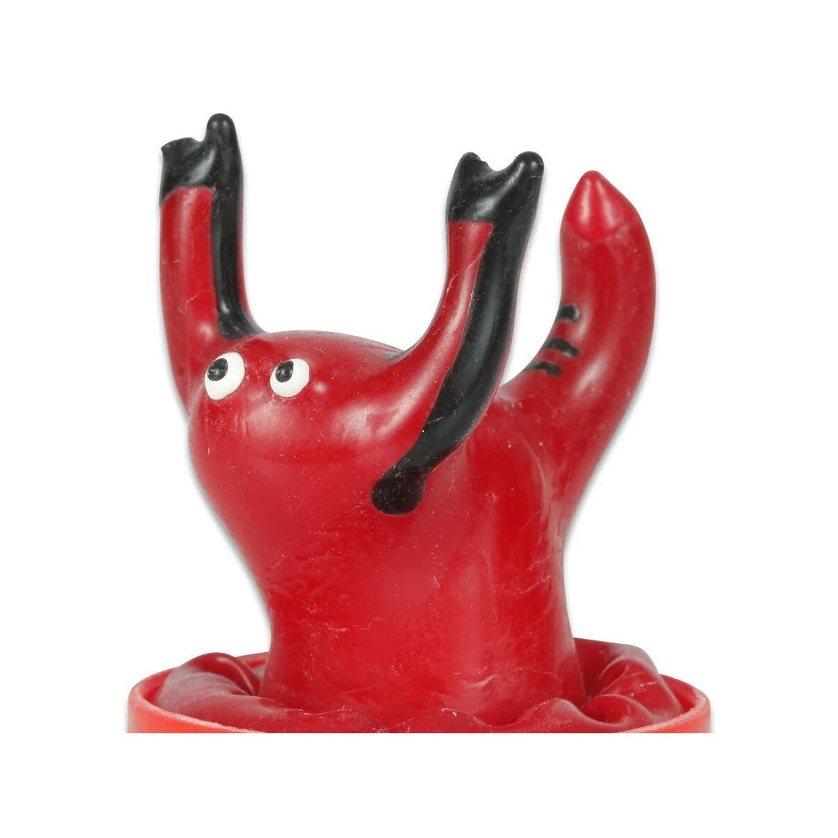 HANDBEMALTESKONDOMROTERSKORPIONVONCONDOMERIE