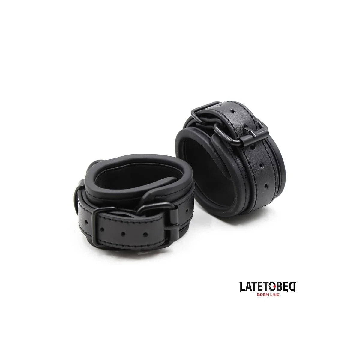 HANDSCHELLENVERSTELLBARNEOPRENSCHWARZVONLATETOBEDBDSMLINE