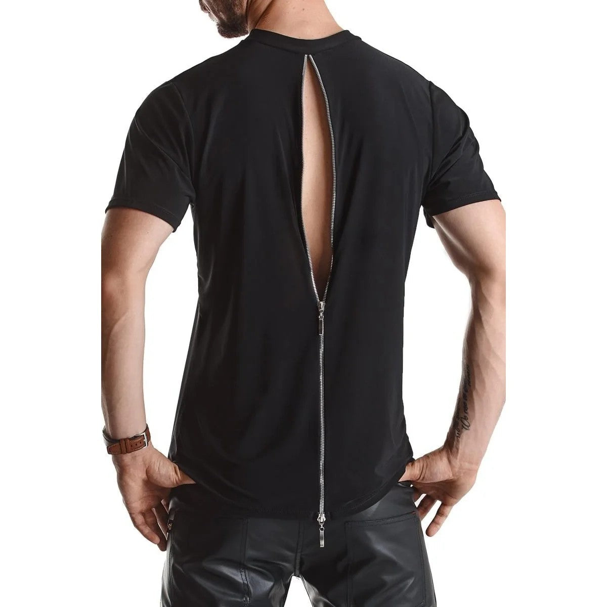 HERRENT-SHIRTRMRICCARDO001SCHWARZVONREGNESFETISHPLANET