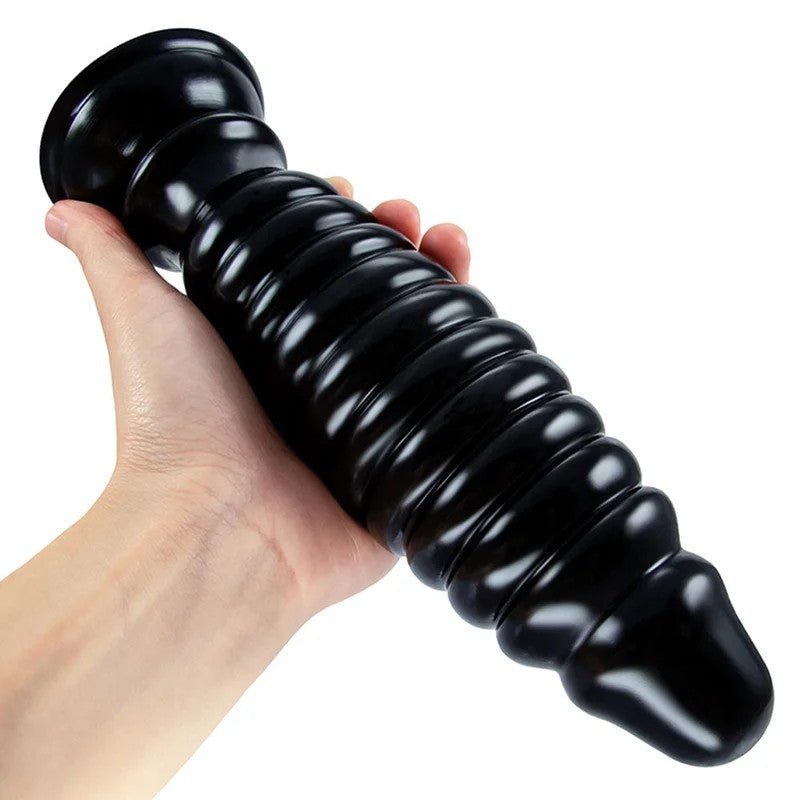 HiddenDesireRibbedDilator2erSet(black)