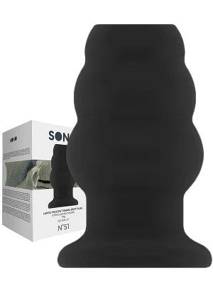 HollowTunnelButtPlug5inchschwarz–SONONo.51