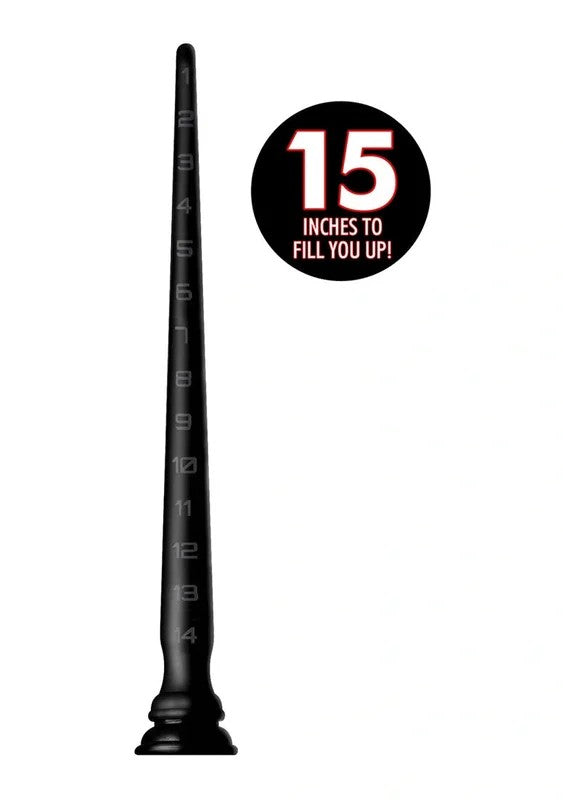 Hosed–Analschlange38,00cm–schwarz