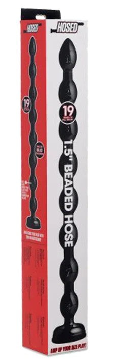 HOSEDBeadedAnalSnake19′Dildoblack