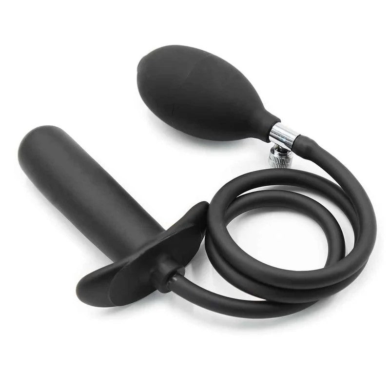 InflatableDildoSmoothBlack
