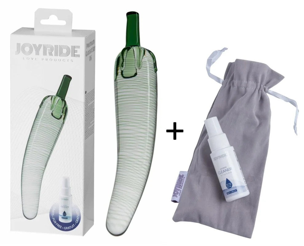 JOYRIDEPremiumGlassiXSet06transparent,green22cm