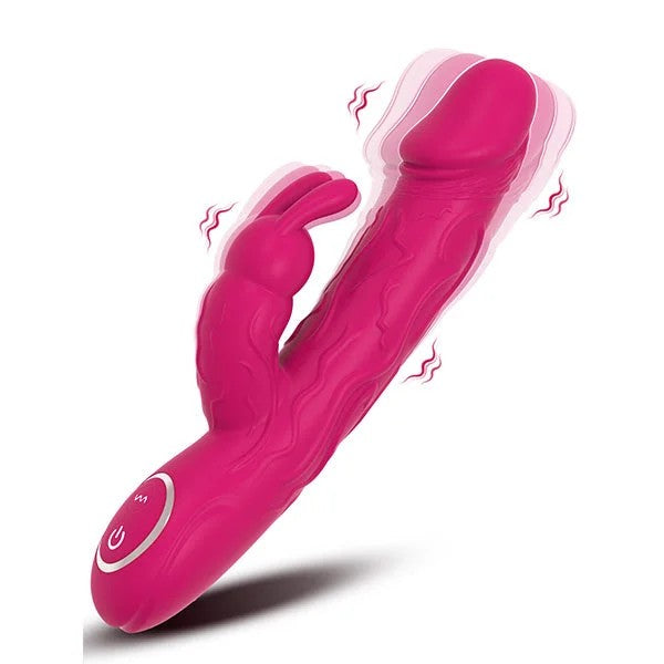 Kaninchen-Dildo-Vibrator–realistischerGlan-G-Punkt-Klitoris-Stimulator,weiblichesSexspielzeug