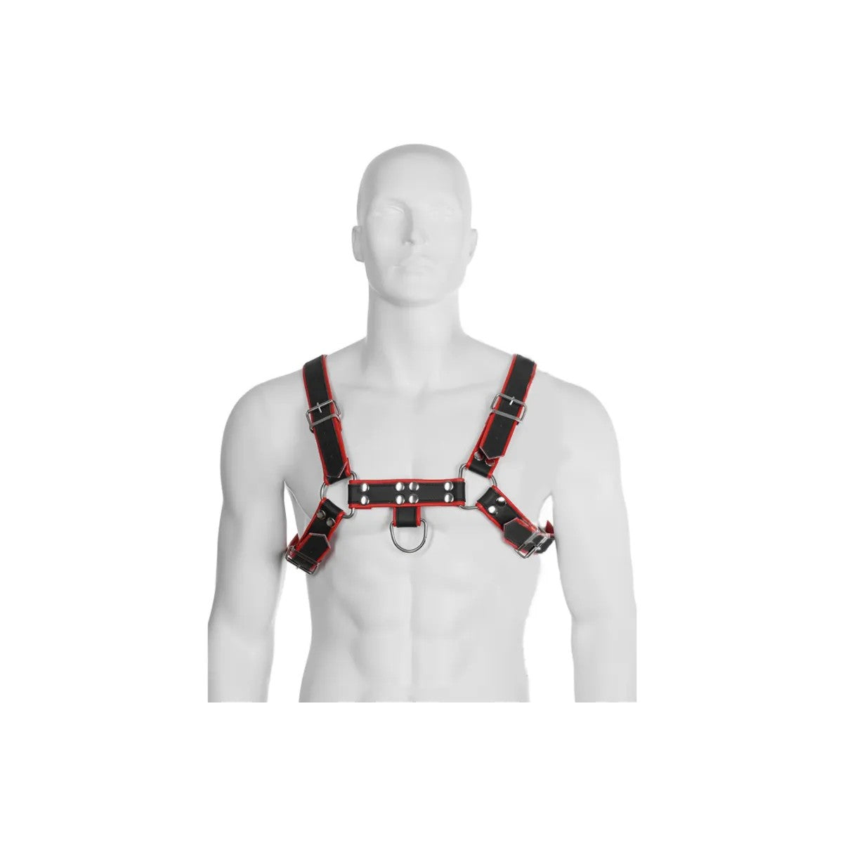 KETTENHARNESSIIISCHWARZ/ROTVONLEATHERBODY