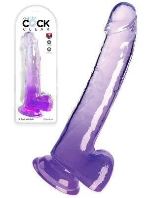KingCock–9inchwithBallsPurple