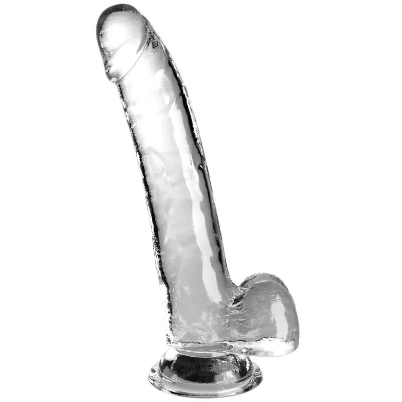 KINGCOCK–CLEARDILDOMITHODEN20.3CMTRANSPARENT