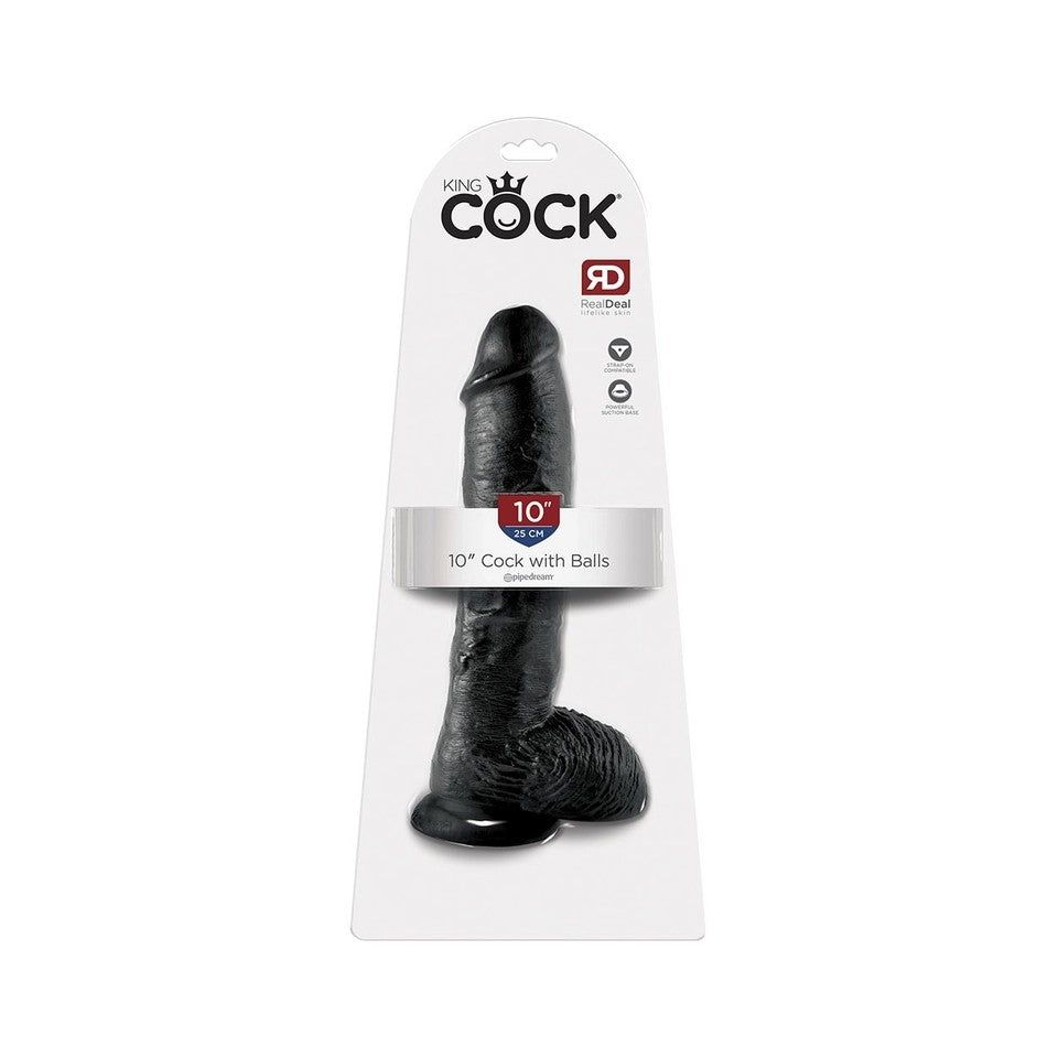 KingCock10″–25cmCockwithBallsRealistischerDildo