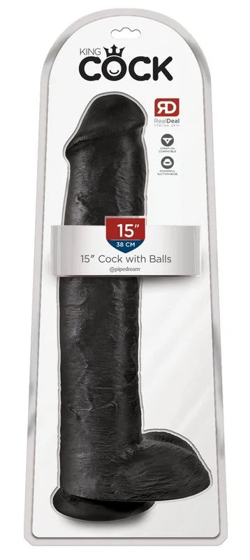 KingCockCockwithBalls15″Dark