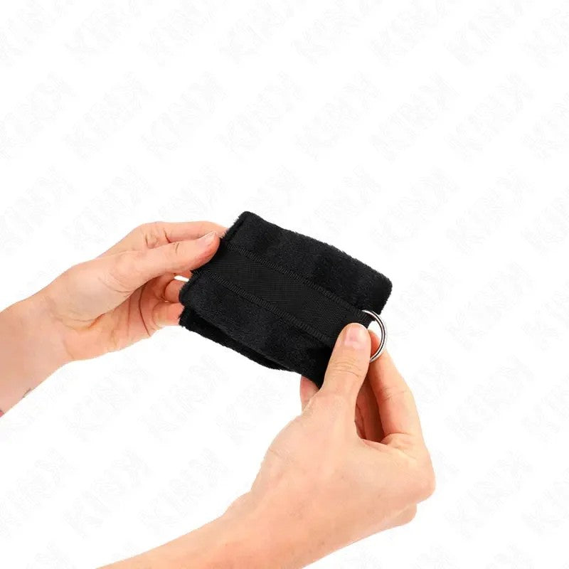 KINK–BEGINNERPELZHANDMANSCHETTENSCHWARZ30X7CM