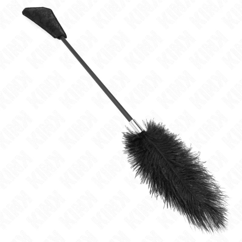 KINK–STRAUSSENFEDERNZUMKITZELNMITSPITZENPALETTE56CM