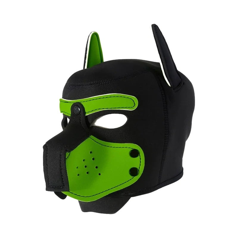 KinkyPuppyEnjoyPuppyKapuzeSchwarz-Grün