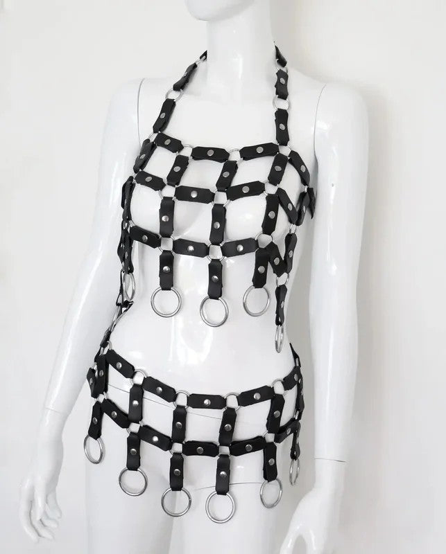 KinkySabine–Harness-Set„Gladiator“