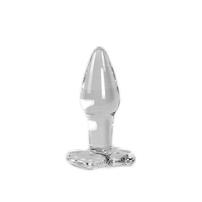 Kiotos–GlassDildoClearButtPlug4,2cm