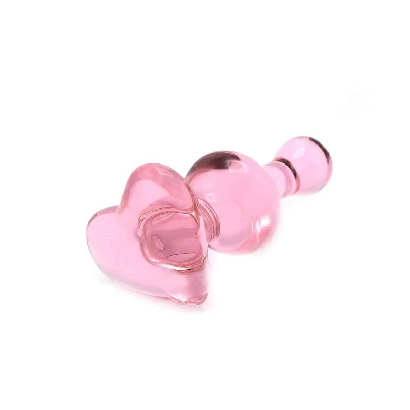 Kiotos–GlassDildoHeartLove3,4cm