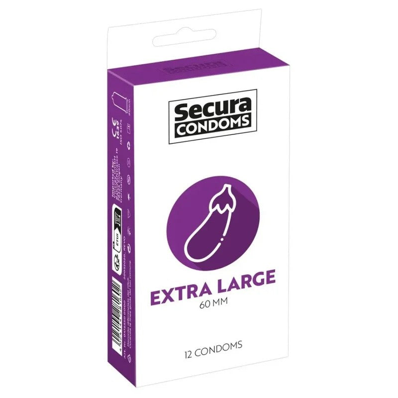 Kondome„ExtraLarge“ausNaturkautschuklatex(Ø60mm/12Stk.)