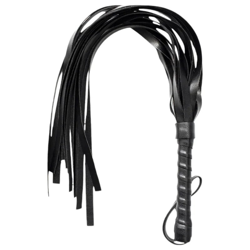 KunstlederPeitsche–Schwarz(42cm)