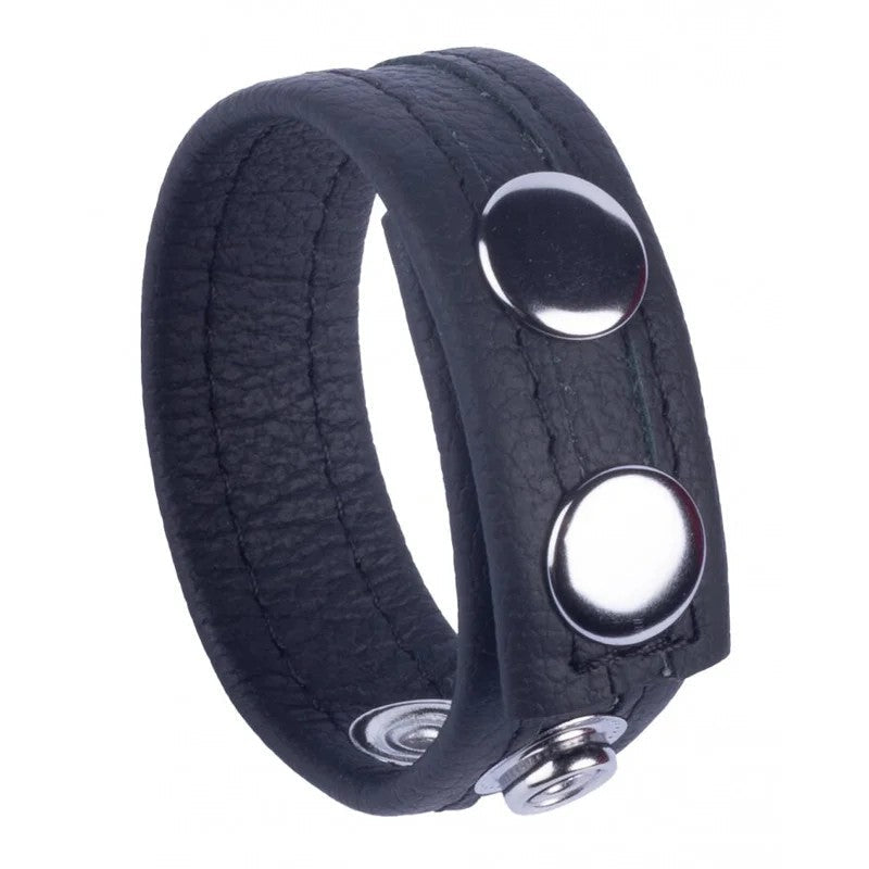 LeatherCockringTippyBlack