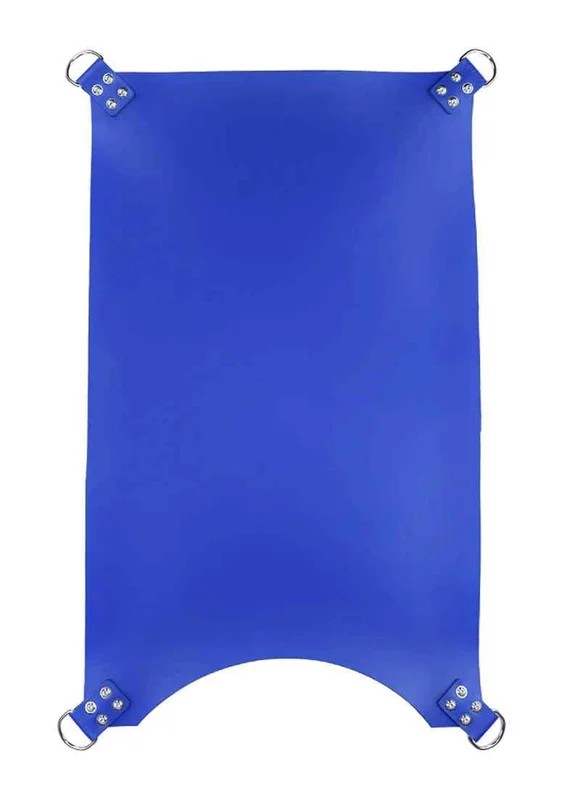 LeatherSling–4points–Blue