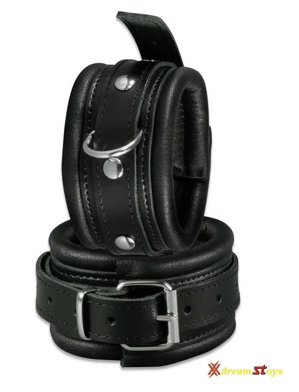 Leder-Fussfesselinschwarz