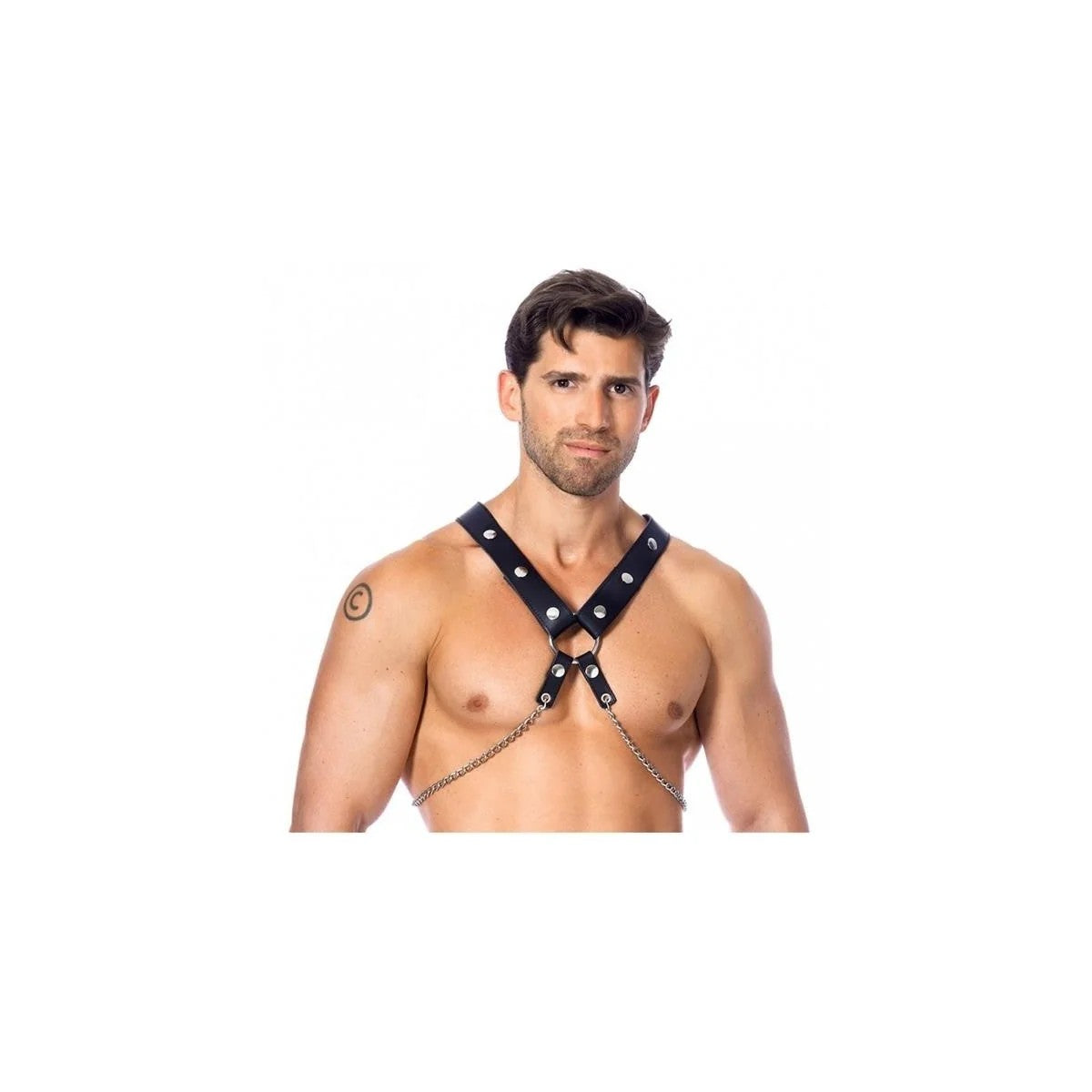 LEDERHARNISCHMITKETTENVONBONDAGEPLAY