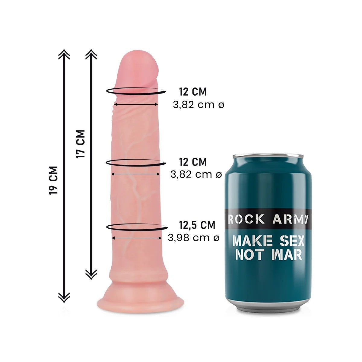 LIQUIDSILIKONPREMIUMAVENGERREALISTISCHER19CM-O-3.98CMVONROCKARMY