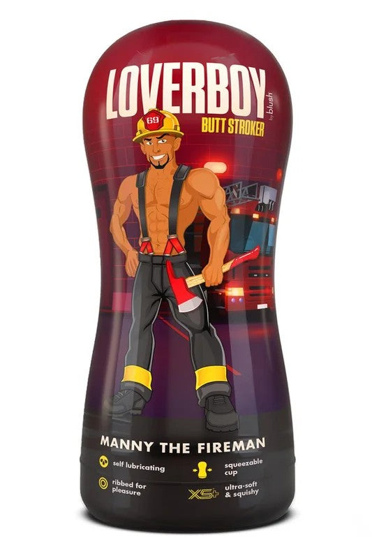 LoverboyMannyTheFiremanSelfLubricatingStrokerTan