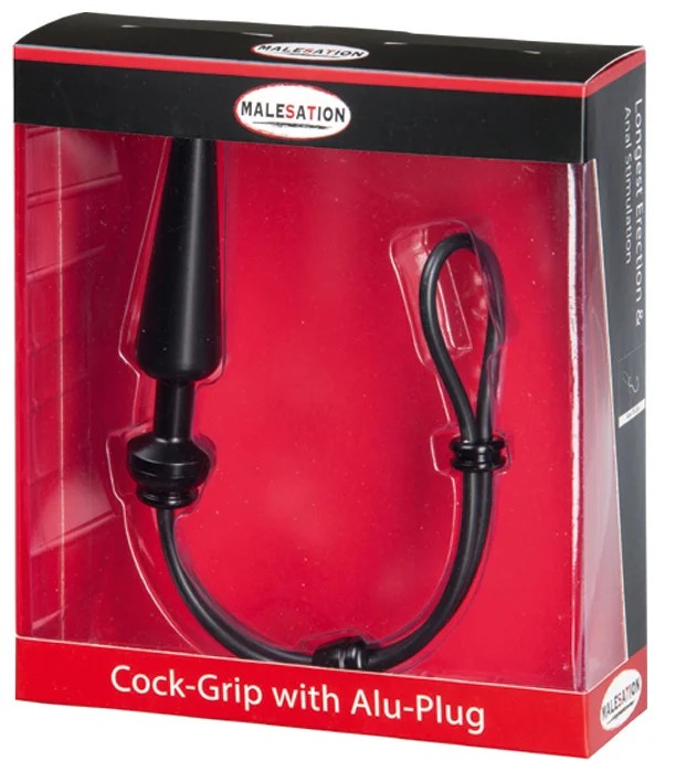 MALESATIONCock-GripmitAlu-Plugmittel,schwarz