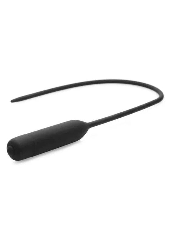 MasterSeriesCadenceExtreme12.5″VibratingSiliconeUrethralSound–Black