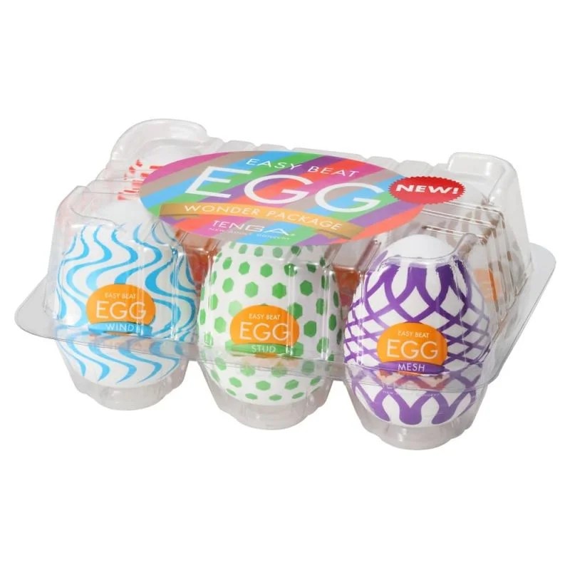 Masturbator„EggWonderPackage“,verschiedeneReizstrukturen,6Stück