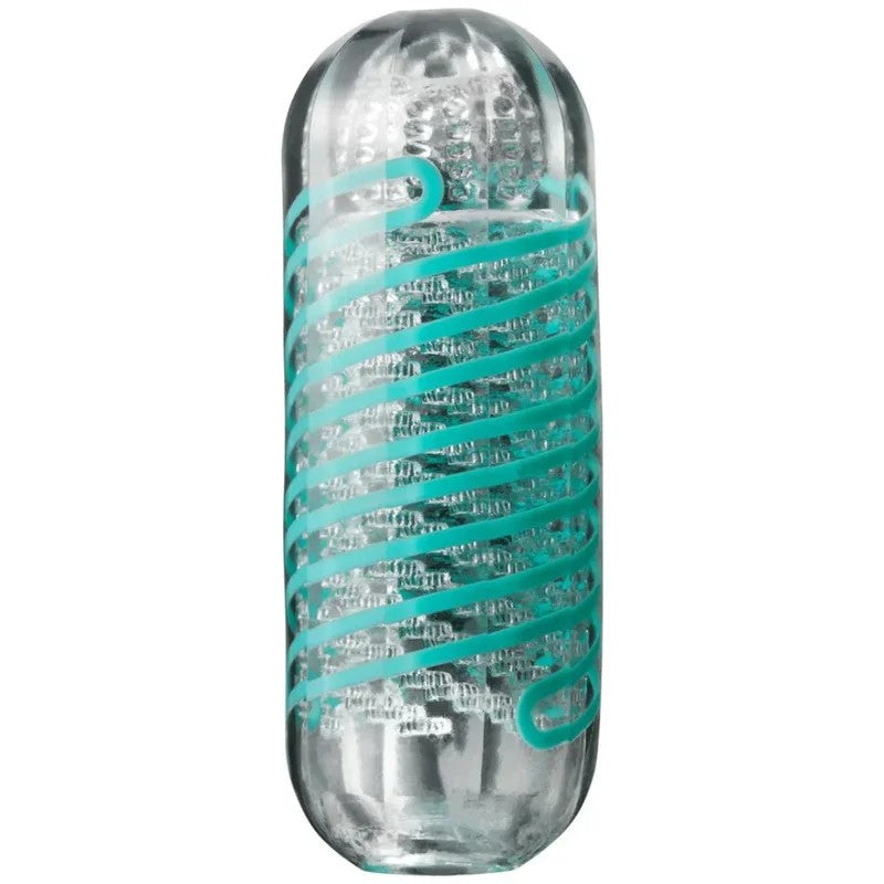 Masturbator„TENGASpinner04PIXEL“mitSaug-undDreheffekt(blau)