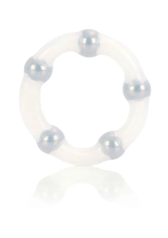 MetallicBeadRingTransparent