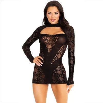 MinikleidMitSpitzeLangarmRot|LegAvenue