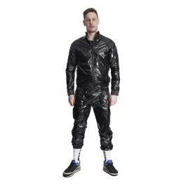 MisterBBEATNylonTrackSuitJacketBlackBlack