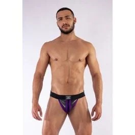 MisterBJockstrapNeoprenschwarz-lila