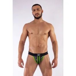 MisterBJockstrapNeoprenschwarz-neongrün