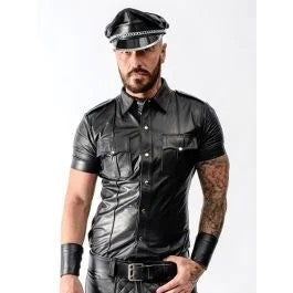 MisterBPolizeihemdSchafslederschwarz