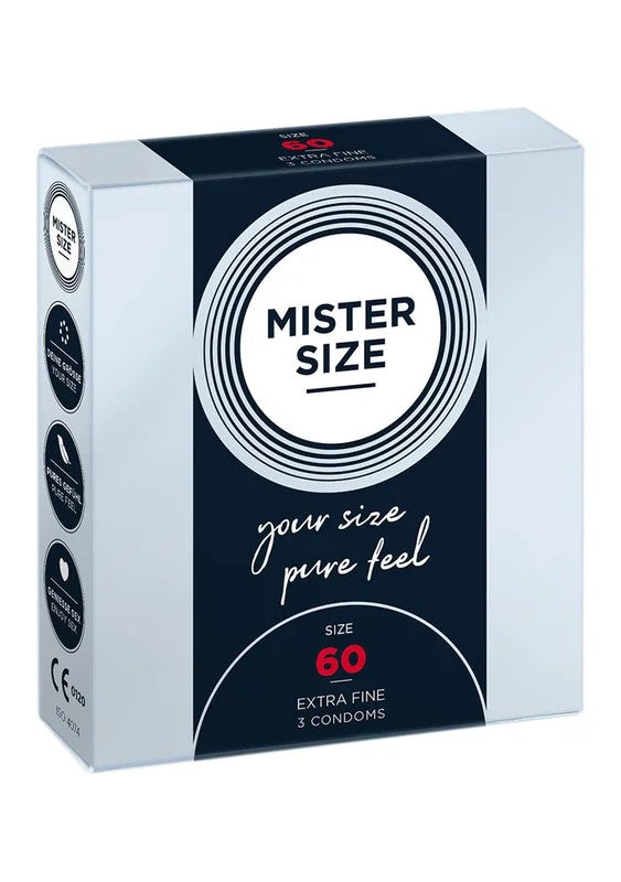 MisterSize–60mmKondom3er