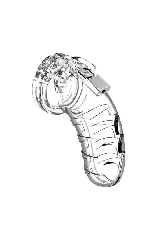 Model04Chastity4.5″CockCageTransparent
