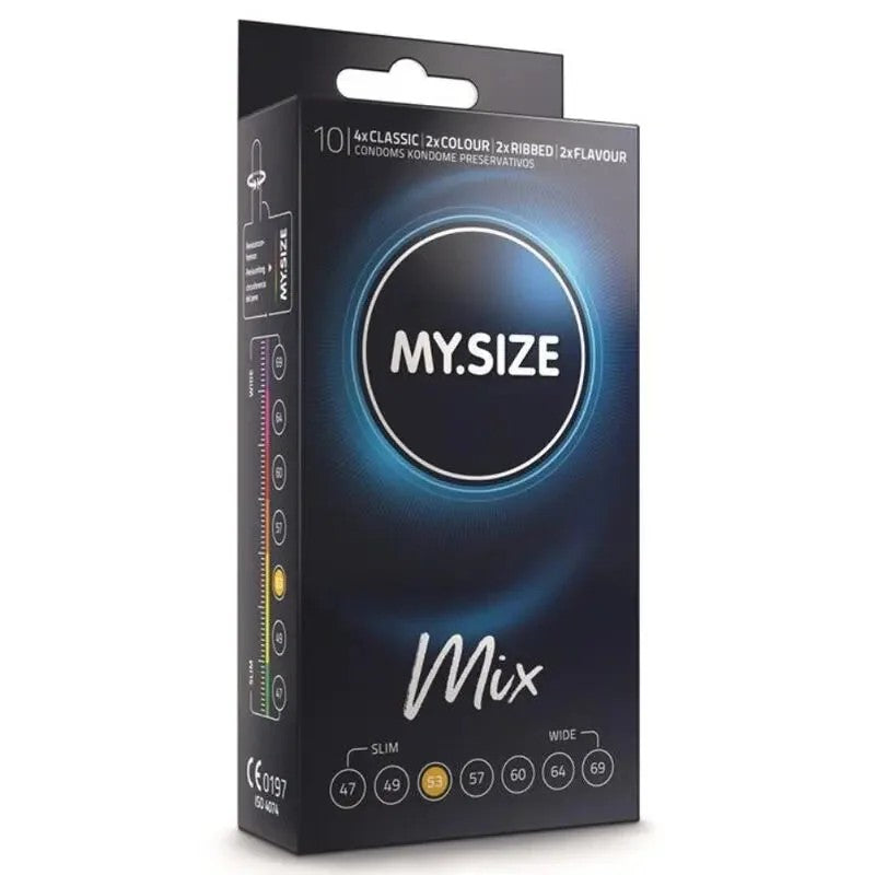 MYSIZE–MIXKONDOME53MM10EINHEITEN