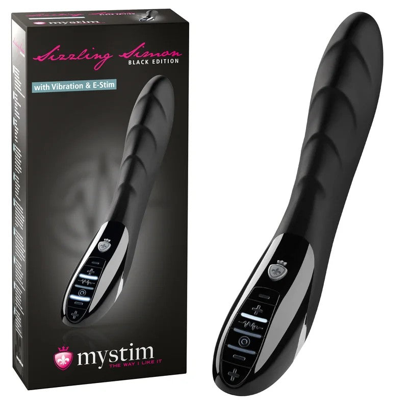 MYSTIMSizzlingSimoneStimVibrator,BlackEdition
