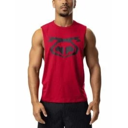 NastyPigBrandmarkShredderTankTop–Red