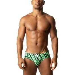 NastyPigNeonBrandmarkBikini–Grün