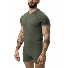 NastyPigUnionSuitCutoffs–ArmyGreen