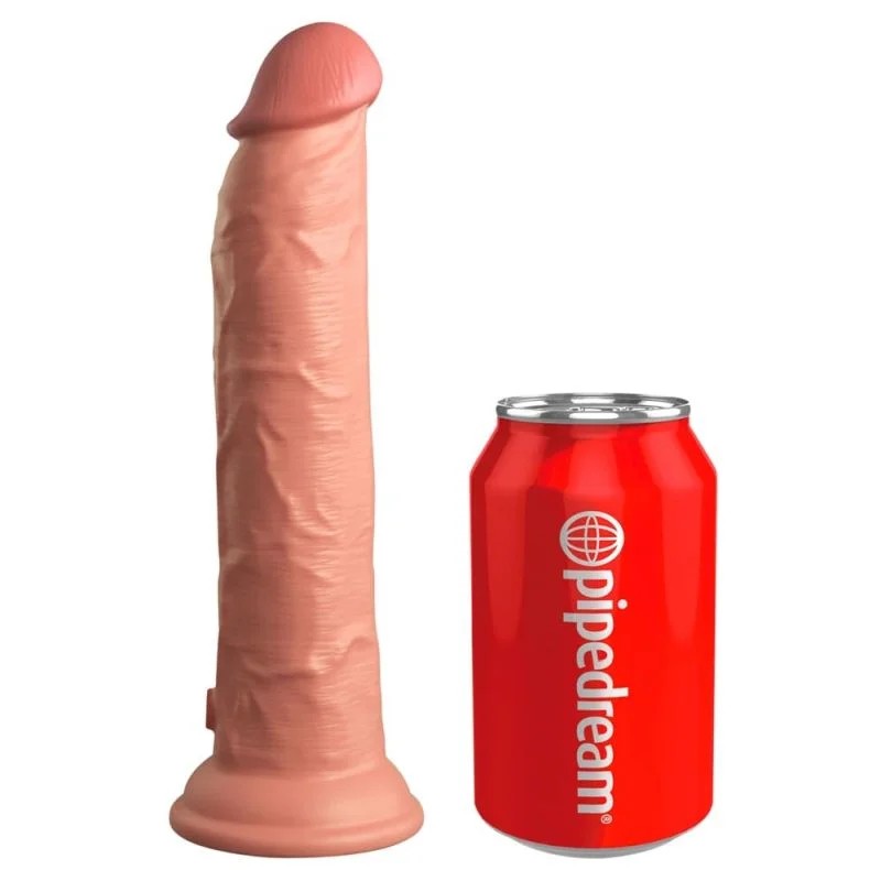 Naturdildo„9“DualDensitySiliconeCock“mitextrastarkemSaugfuß